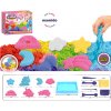 Mamido Mamido Sada kinetického piesku 500 g s formičkami a podložkou - jednorožce