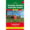 Sweden Švédsko 1:400T autoatlas spirála