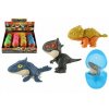 Teddies Dinosaurus prstový ve vajíčku plast 10cm