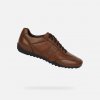 Geox Wells Men's Brown Sneakers - Mens čierna | hnedá 41 GEOX 8058192598241