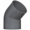 PVC tvarovka - Uhol 45 ° 50 mm, koleno