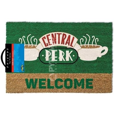 CurePink Friends Central Perk zelená GP85051 60 x 40 cm