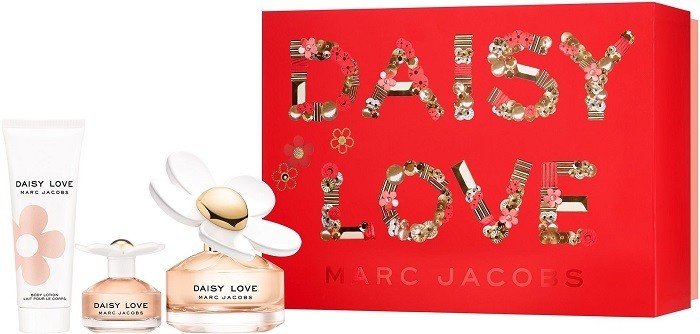 Marc Jacobs Daisy Love EDT 100 ml + telové mlieko 75 ml + EDT 4 ml darčeková sada