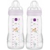 MAM Easy Active™ Baby Bottle detská fľaša 4m+ Purple 2x330 ml