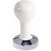 Buna café tamper, kov, biely, 58.35 mm, nerez lesk, plochý