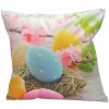 Dekoračná obliečka na vankúš VEĽKONOCIE VAJÍČKA 40 x 40 cm