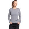 Vlnka Dámske Merino tričko s dlhým rukávom sivá veľkosti oblečenia XL