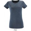 SOL´S REGENT FIT / Dámske tričko Slim Fit - heather denim XXL