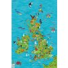 Children's Wall Map of the United Kingdom and Ireland