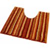 ROUTNER Kúpeľňová predložka PESCINA Oranžovožltá 10604 - Oranžovožltá / 60 x 60 cm WC s výkrojom 10604