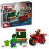 LEGO® Marvel 76287: Iron Man s motorkou a Hulk