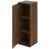Policová skriňa Strong, zámok, L, 40x115,2x40 cm, orech/orech - 1 kus - 1 KS - áno - 2 - 60 mesiacov - 1x plné - ľavá - nadstavba - Hobis - Strong - 40 cm - 115.2 cm - 40 cm - orech - 28.06 kilogramu