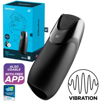 Satisfyer Men Vibration+ Connect App black