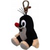 Plyšová Hračka KRTKO BRLÓK prívesok na kľúče 7cm sediaci
