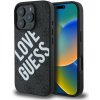 Guess PU Leather 4G Big Love Logo MagSafe Zadní Kryt pro iPhone 16 Pro Black