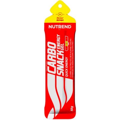 Nutrend carbosnack (vrecko) citrón - 50 g