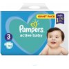 PAMPERS ACTIVE BABY-DRY 3 MIDI 4-9KG GIANT PACK 90KS