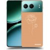 Picasee silikónový čierny obal pre OnePlus Nord 4 - Peonies