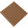 ProfiGaráž Akustický panel - klin 50x50x5cm hnedý