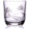 Bohemia Crystal Ručne brúsené poháre na whisky a rum Mašľa 6 x 280 ml