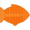 LickiMat Casper lízacia podložka oranžová 22 cm