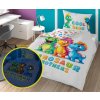 DETEXPOL Obliečky Dinosaur Brothers svietiace Bavlna, 140/200, 70/80 cm