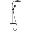Hansgrohe Pulsify S Puro - Sprchový set s termostatom, priemer 26 cm, 3 prúdy, matná čierna - 24236670