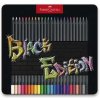 Pastelka Faber-Castell 116425 Black Edition, plechová krabička 24 ks