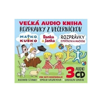 Veľká audio kniha - Rozprávky z večerníčkov - BOX