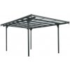 LANIT PLAST hliníková pergola LANITPLAST ALU 53 antracit + číry PC LG4148
