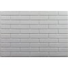 Obkladové panely 3D PVC 02, cena za kus, rozmer 440 x 580 mm, malá tehla biela s bielou škárou, IMPOL TRADE