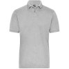 James & Nicholson Polokošile Solid JN 1806, elastická, krátký rukáv, pánská COT02180603403-grey heathe L Melír šedá