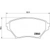 Sada brzdových platničiek, vždy 4 kusy v sade BREMBO P 49 029 (P49029)