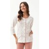 Dámske pyžamo Luna 668 4XL - Mätová / 4XL