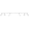 Sollux | Sollux SL.0333 - Bodové svietidlo RING 6L 6xGU10/10W/230V biela | SLX0221