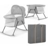 KINDERKRAFT Postieľka detská 3 v 1 Lovi Gray 5902533913503