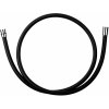 Novaservis Sprchová hadica plastová, 150 cm, čierna BLACK/150,5
