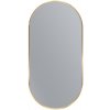 Erga Oval, oválne zrkadlo 45x90cm, zlatý rám, ERG-V01-OVAL-4590-GD