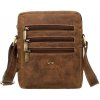 Pánské crossbody Peterson PTN 250-NSH hnědá