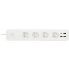 iGet HOME Power 4 USB / Inteligentná predlžovacia zásvuka / 4X zásuvka / 3x USB / 1x USB-C (75020804)