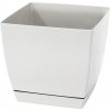 Prosperplast DUKP Coubi kvadrát s podmiskou biely 18 cm