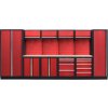 Kvalitný PROFI RED dielenský nábytok 4235 x 495 x 2000 mm - RTGS1300AA6