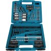 Makita - Súprava skrutkovačov, vrtákov, nástrčiek a píliek na diery - Zápustný hČervená, forstner bit - 212 kusov - torx, phillips, pozidriv, hex, slot, square - imbusový kľúč