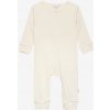 Detský overal s dlhým rukávom z bavlny a modalu béžový Seedpearl Minymo