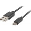 LANBERG USB Micro (M) na USB-A (M) 2.0 kábel 3m, čierny, rýchle nabíjanie 3.0