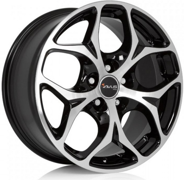 AVUS AC-MB2 9x20 5x112 ET30 black polished