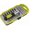EXTOL CRAFT Skrutkovač na bity račňový, magnetický, 30-dielna sada, EXTOL CRAFT 53091