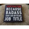 JACKETS TO GO nášivka CONTRACTOR - BADASS plastová velcro