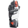 DAINESE rukavice CARBON 4 LONG dámske black/white/fluo red - L