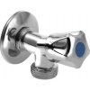 AQUALINE - Ventil pre práčku so spätným ventilom, 1/2„x3/4“, chróm 5313